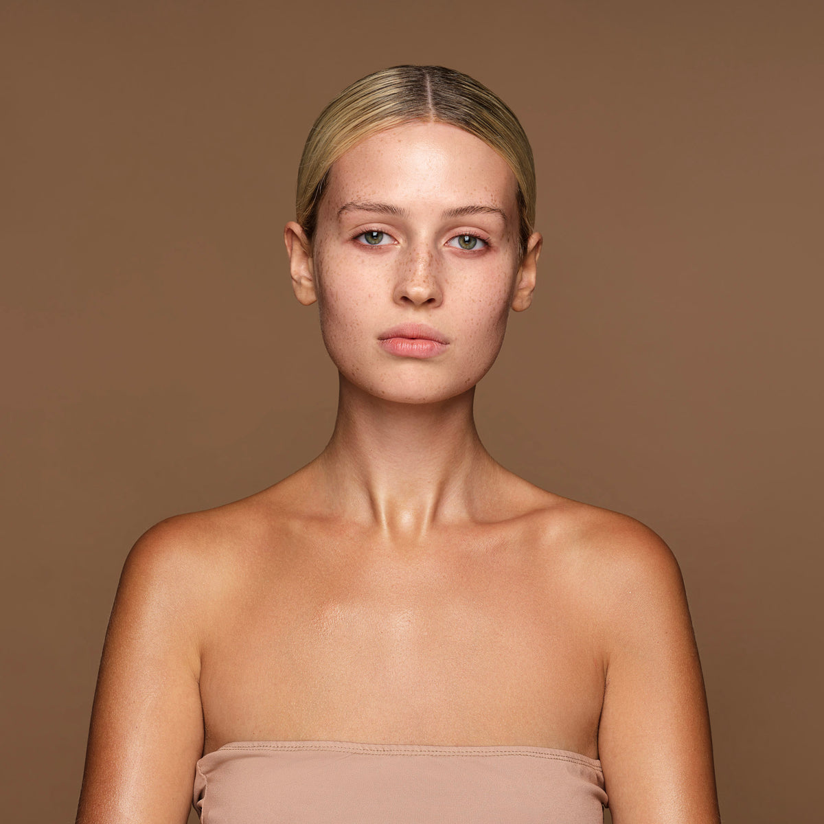 Model before applying foundation