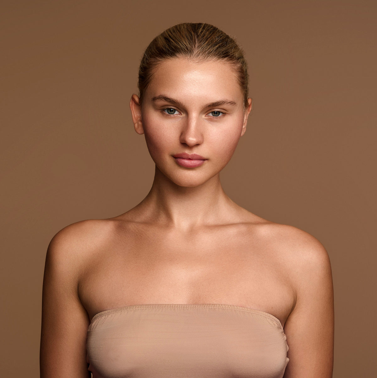 Model before applying foundation
