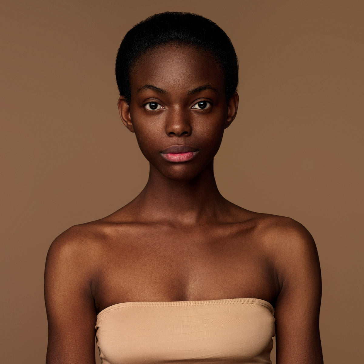 Model before applying foundation