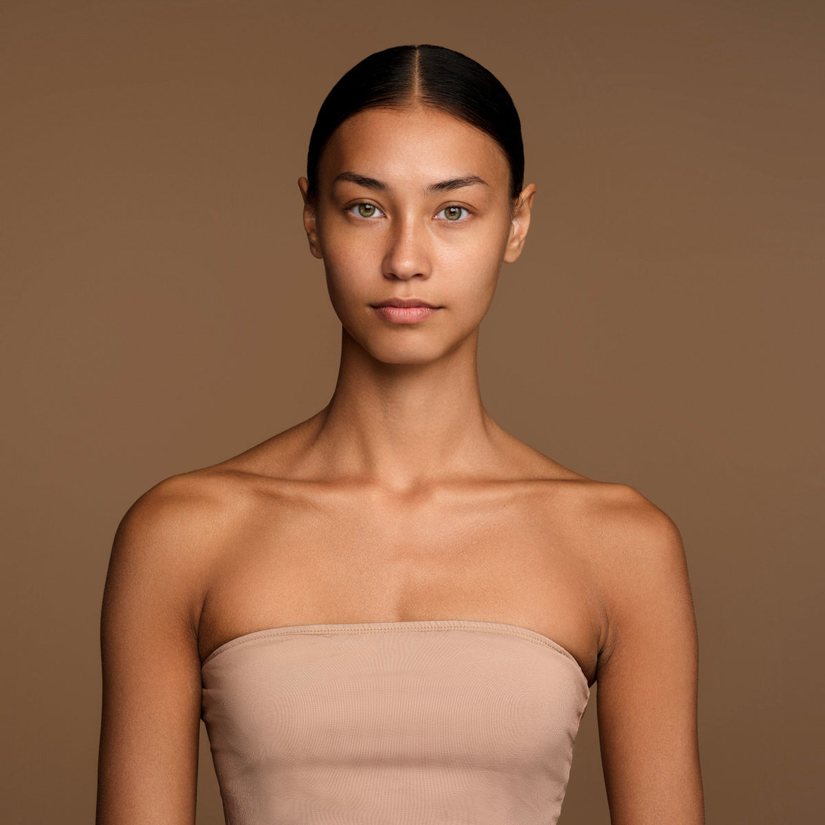 Model before applying foundation
