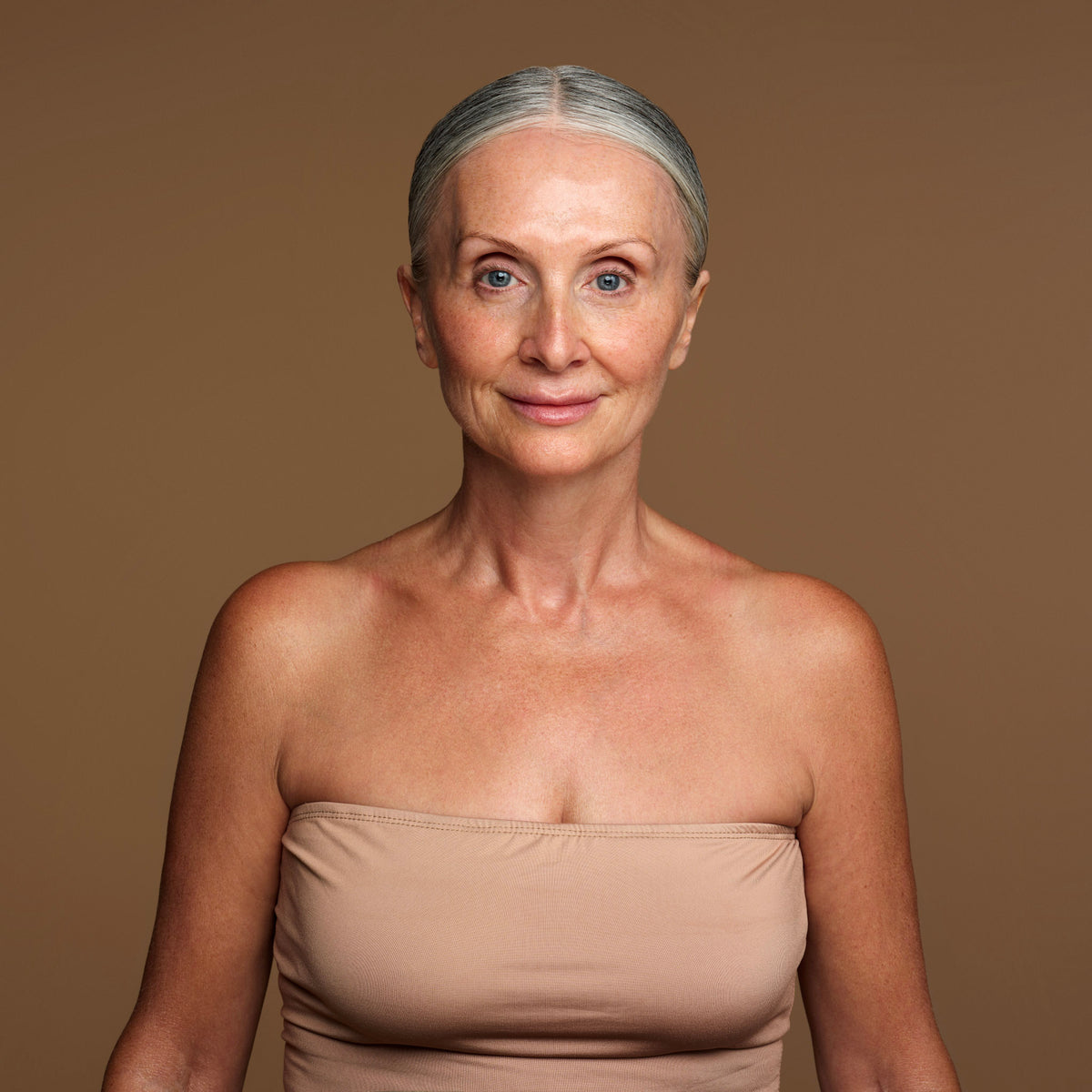 Model before applying foundation